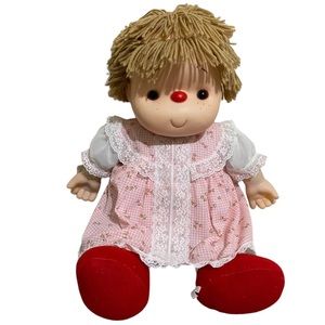 Vintage 1980 Ice Cream Doll with Brown Yarn Hair 24 Inches Tall